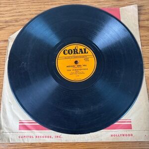 The Pinetoppers Mockin Bird Hill Big Parade Polka 78 RPM Coral Records